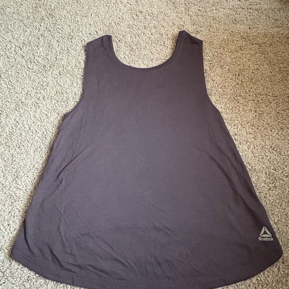 Reebok Women's gray Tank Top